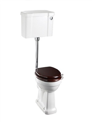 Burlington Low Level Push Button Toilet - Various Finishes